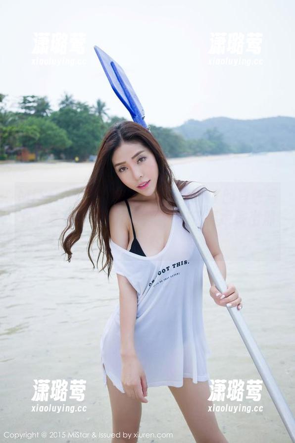 MiStar魅妍社 - 陈雅漫VICKY的白色写真，看似一切都很完美，但你得挖掘出那份寂寞。