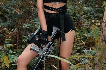 尤蜜荟 - 写真合集里的小仙，紫色的诱惑太让人羞羞了吧？