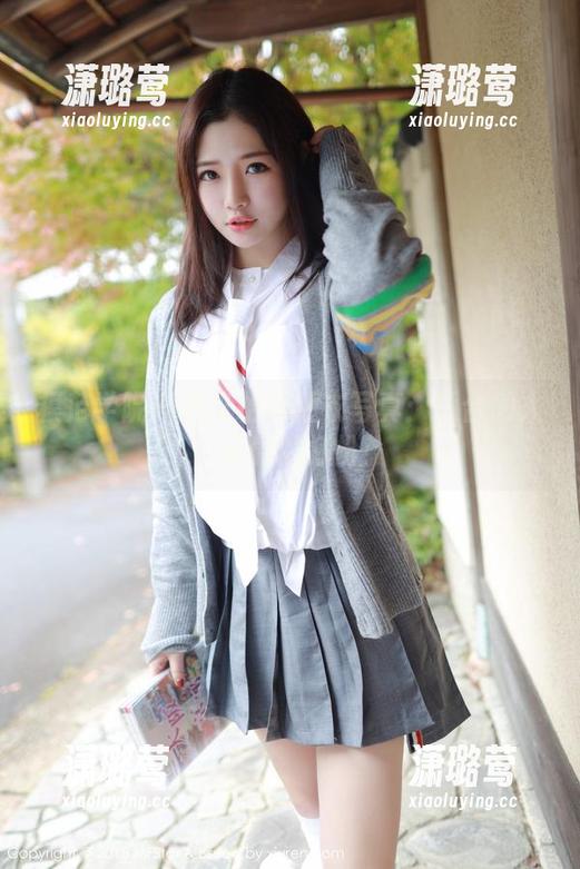 模范学院 - 温心怡的睡衣写真：适合懒人，骄傲的打扮！