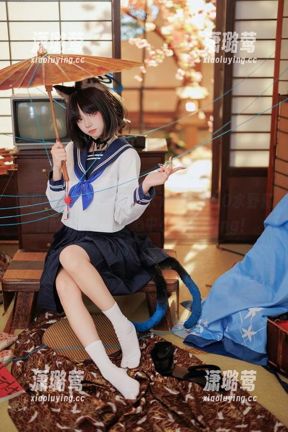 遇见纸悦Etsu_ko，KAGUYANO水野莉莉的最新cos，心中小鹿乱撞ing！